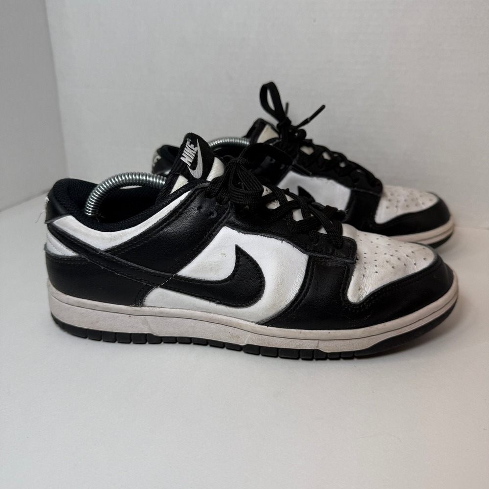 Nike Dunk Low Retro Panda Sneakers Black White Women's Size 8 DD1503-101